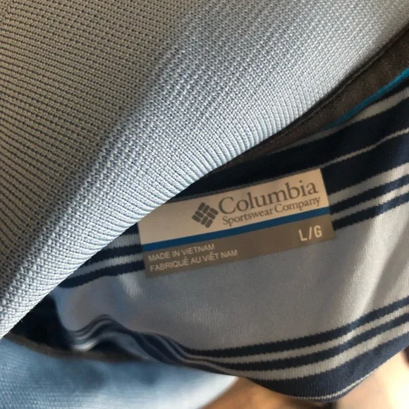 Columbia Collared Striped Golf Polo - Picture 8 of 9